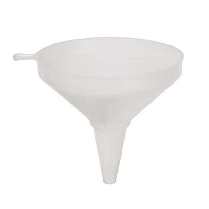 Nálevka s filtrem o průměru 20 cm bílá