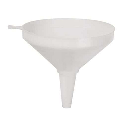 Nálevka s filtrem o průměru 28 cm bílá