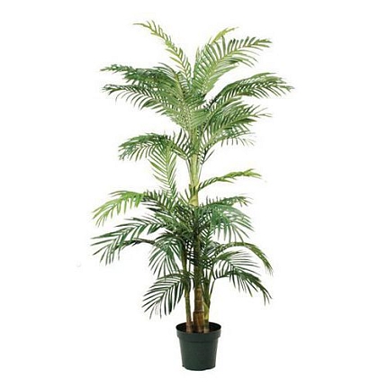 Umělá rostlina palma Areca Golden Cane, zelená, výška 190 cm