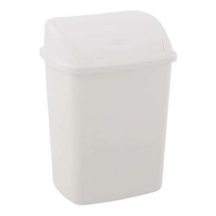 Odpadkový koš 15 l bílý