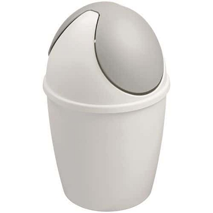 Stolní odpadkový koš Tiglio 1,5 l bílý/šedý
