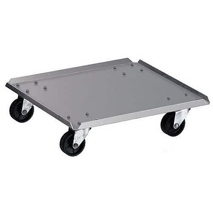 Mobilní držák pro odpadkový koš Carro 55 l hliník