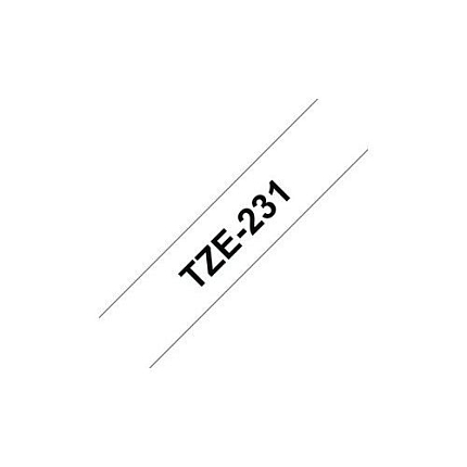 Flexibilní lepicí páska Brother TZEFX 631 12mm černá/žlutá
