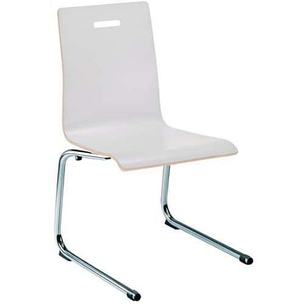 Jídelní židle Bistro B, bílá