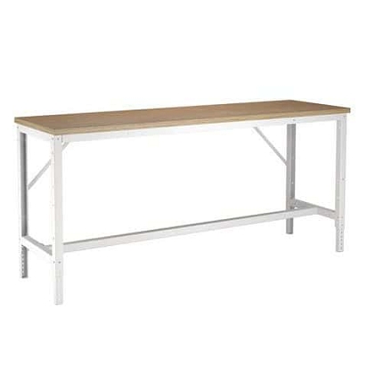 Výškově nastavitelný pracovní stůl Bott Verso, multiplex, 60 x 200 cm