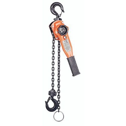 Řehtačkový zvedák Manutan Expert s článkovým řetězem, do 1 000 kg, 1 500 mm