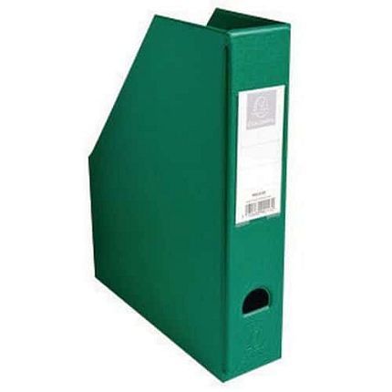 Plastový pořadač Exacompta, šířka hřbetu 70 mm, zelený, 10 ks
