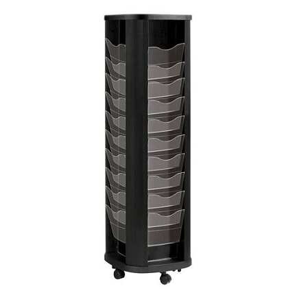 Mobilní stojan Paperflow, 40 přihrádek