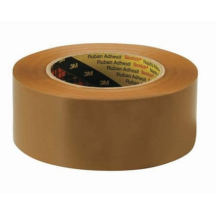Lepicí PP páska 3M Hot Melt 3789, havana, 50 mm, 66 m