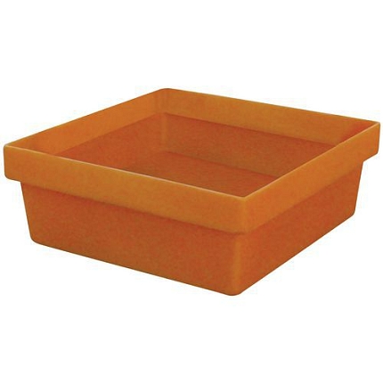 Plastová záchytná vana bez roštu, 410 x 430 mm, kapacita 10 l - Manutan Expert