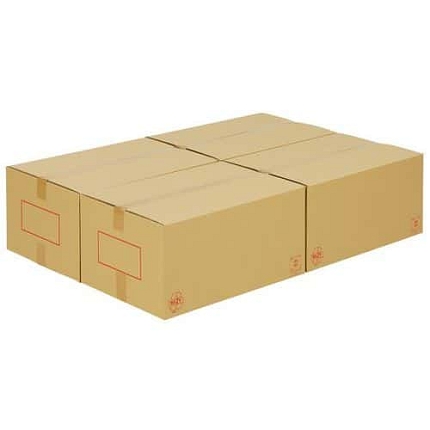 Kartonová krabice Double z dvouvrstvé lepenky, 300 x 400 mm