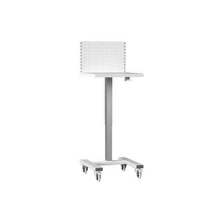 Příruční stolek, 600 x 600 x 1500 mm, LAMINO, šedá