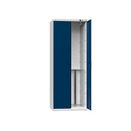 NC skříň s křídlovými dveřmi, 36x27D bez vybavení, šedá-tmavě modrá
