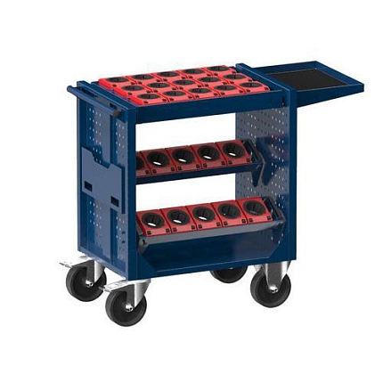 NC vozík 36x27D s vybavením, varianta 2, tmavě modrá