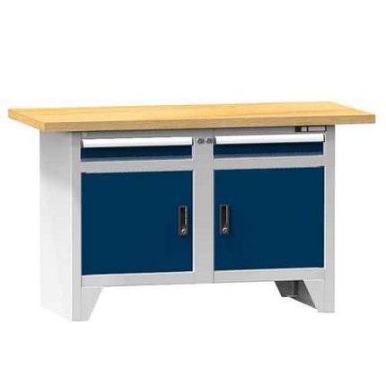 Modulární dílenské stoly PS1-3, 1500 x 700 x 880 mm, BUK