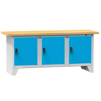 Modulární dílenské stoly PS2-5M, 2000 x 700 x 880 mm, MULTIPLEX