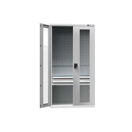 Nářaďová skříň SK1-003S, 1044 x 625 x 1950 mm, šedá-šedá