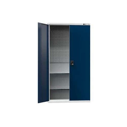 Nářaďová skříň SK2-003, 1044 x 405 x 1950 mm, šedá-tmavě modrá