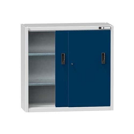 Nářaďová skříň SP1-002, 1044 x 405 x 1000 mm, šedá-tmavě modrá