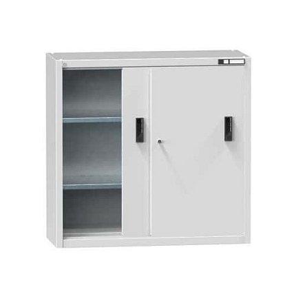 Nářaďová skříň SP1-002, 1044 x 405 x 1000 mm, šedá-šedá