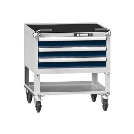 Dílenský vozík ZBM39-1, 36x36D, 731 x 753 x 810 mm, šedá-tmavě modrá