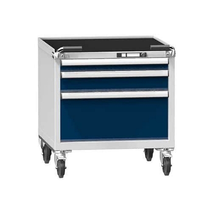 Dílenský vozík ZBM59-1, 36x36D, 731 x 753 x 810 mm, šedá-tmavě modrá