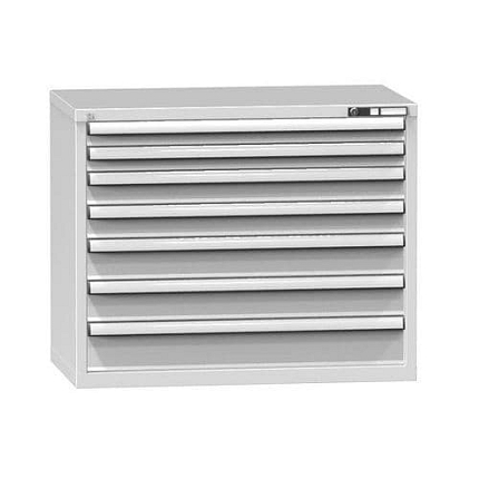 Zásuvková skříň ZC7, 1037 x 600 x 840 mm, šedá-šedá