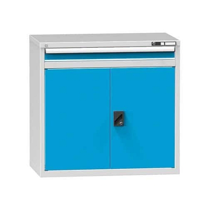 Zásuvková skříň ZC1, 1037 x 600 x 990 mm, šedá-modrá