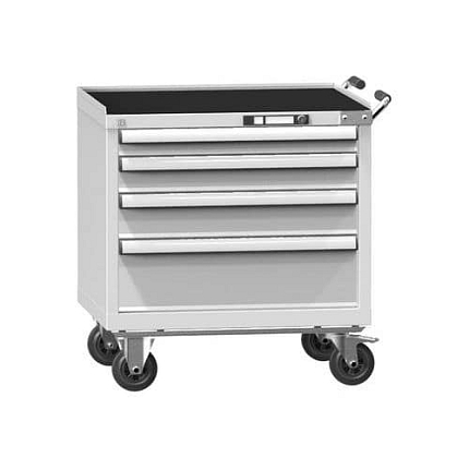 Dílenský vozík ZDM59-2, 36x27D, 731 x 600 x 810 mm, šedá-šedá