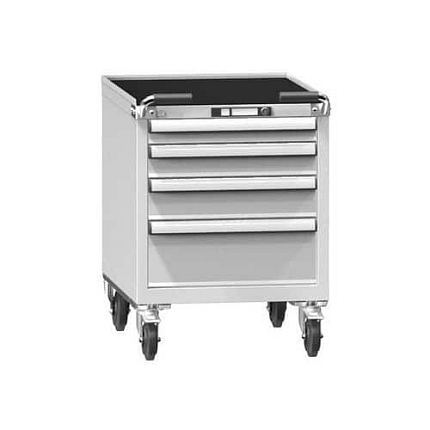 Dílenský vozík ZEM59-2, 27x36D, 578 x 753 x 810 mm, šedá-šedá