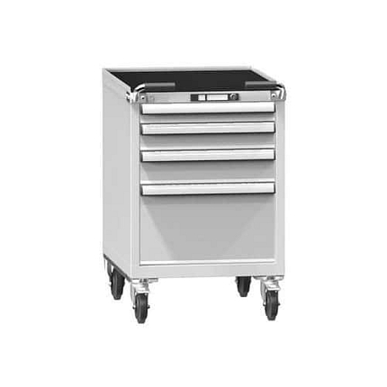 Dílenský vozík ZEM69-1, 27x36D, 578 x 753 x 910 mm, šedá-šedá