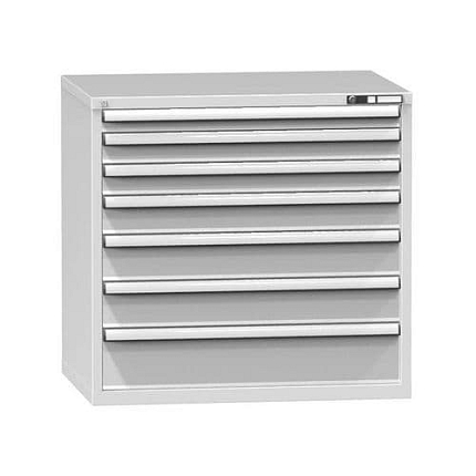 Zásuvková skříň ZG4, 1037 x 753 x 990 mm, šedá-šedá