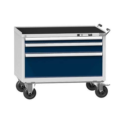 Dílenský vozík ZGM59-1, 54x36D, 1037 x 753 x 855 mm, šedá-tmavě modrá