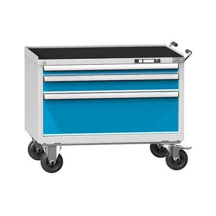Dílenský vozík ZGM59-1, 54x36D, 1037 x 753 x 855 mm, šedá-modrá