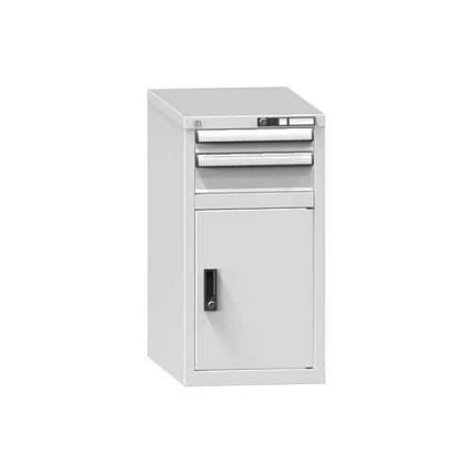 Zásuvková skříň ZH2, 442 x 753 x 840 mm, šedá-šedá