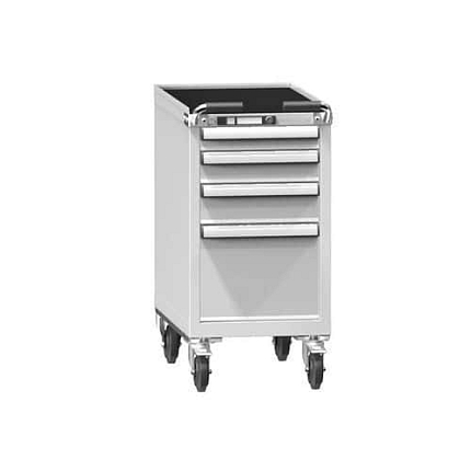 Dílenský vozík ZHM69-1, 19x36D, 442 x 753 x 910 mm, šedá-šedá