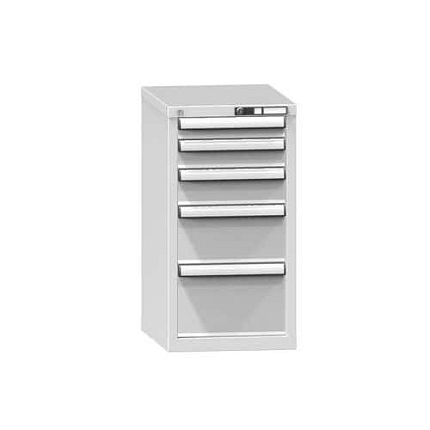 Zásuvková skříň ZL6, 442 x 600 x 840 mm, šedá-šedá