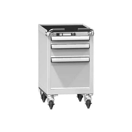 Dílenský vozík ZLM59-1, 19x27D, 442 x 600 x 785 mm, šedá-šedá