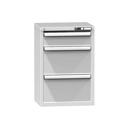Zásuvková skříň ZN3, 578 x 464 x 840 mm, šedá-šedá