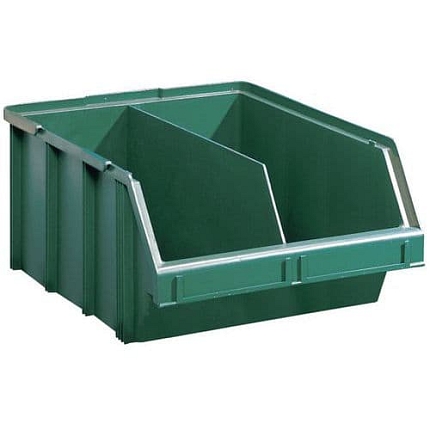 Plastový box zelený - délka 57 cm, objem 60 l, bez přepážky