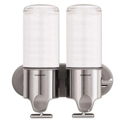 Dvojitý nástěnný dávkovač mýdla