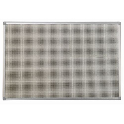 Korková tabule Combi šedá na magnety a připínáčky - Bi-Office