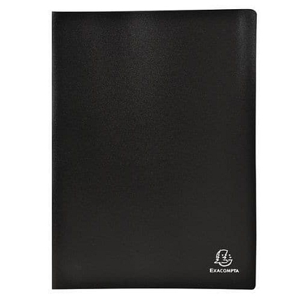 Plastové pořadače Exacompta na dokumenty, A4, černá