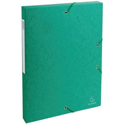 Papírový pořadač Exabox A4, zelený