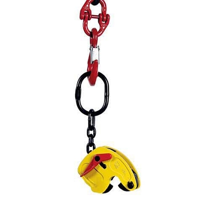 Svěrka pro zvedání ocelových plechů Tractel, síla 750 kg, rozevření 0 - 15 mm