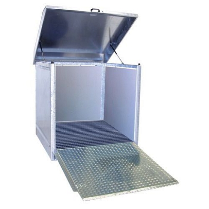 Stanice na nebezpečné látky, pro 4 sudy, záchytná kapacita 270 l