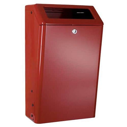 Venkovní odpadkový koš 50 l vínový