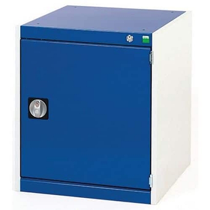 Dílenská skříňky Cubio SMF Bott, 60 x 52,5 x 52,5 cm, 1 police, šedá-modrá