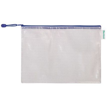 Uzavíratelná taška na zip Djois Tcollection, A4, modrá