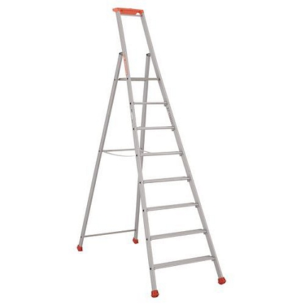 Hliníkové schůdky Pro 300 Tubesca-Comabi, 8 stupňů